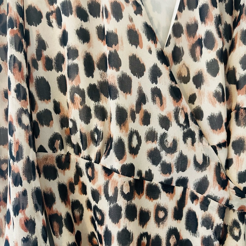 Mango Leopard Print Mini Dress - Picture 4 of 11